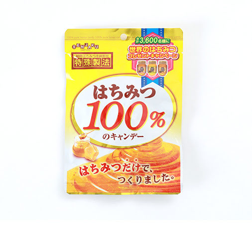 はちみつ100％のキャンデー